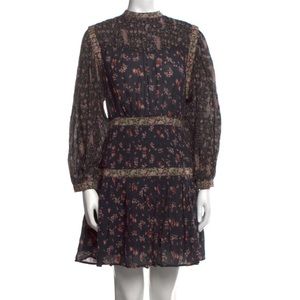 La Vie Rebecca Taylor Floral Printed Dress